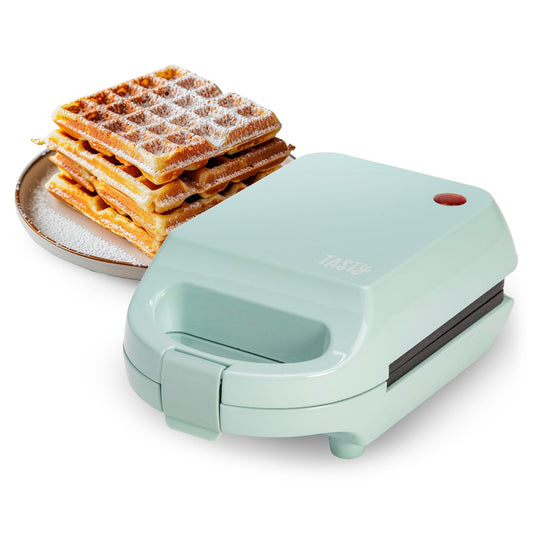 Mini Nonstick Waffle Maker, Perfect for Individual Waffles, Hash Browns, Brownies and more, Quick Results, Easy Clean Up, 600W, Pink