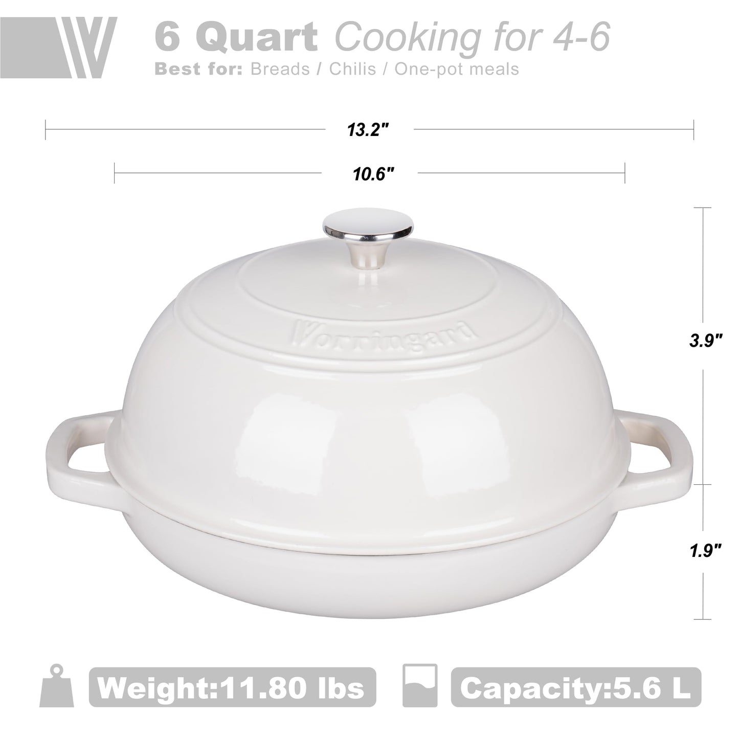 Enameled Cast Iron Dutch Oven Pot with Lid, Bread Oven for Sourdough Bread Baking, Dutch Ovens with Bread Proofing Basket& Baking Supplies Set, 6 Quart, Pink