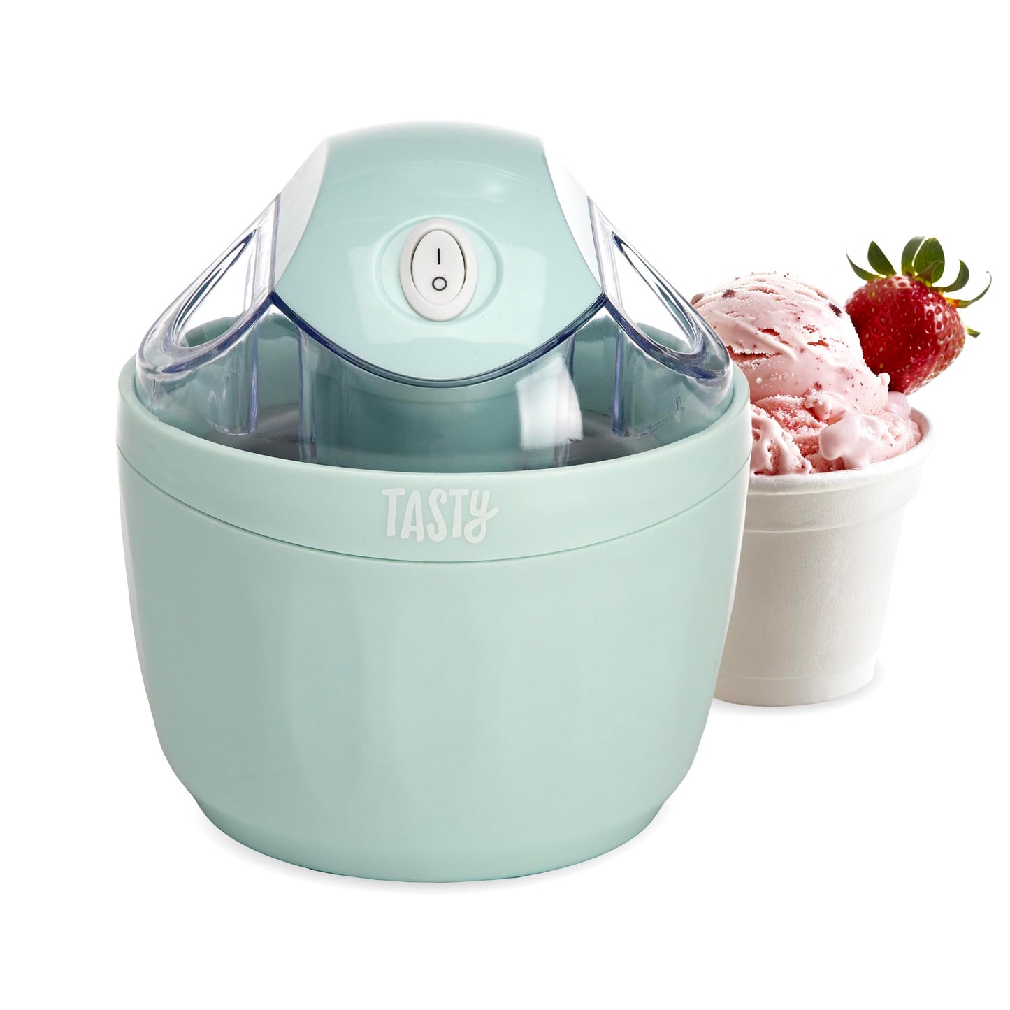 Mini Ice Cream Maker, Make Ice Cream, Sorbet, Frozen Yogurt, Gelato, Desserts, Quick Results, Pink