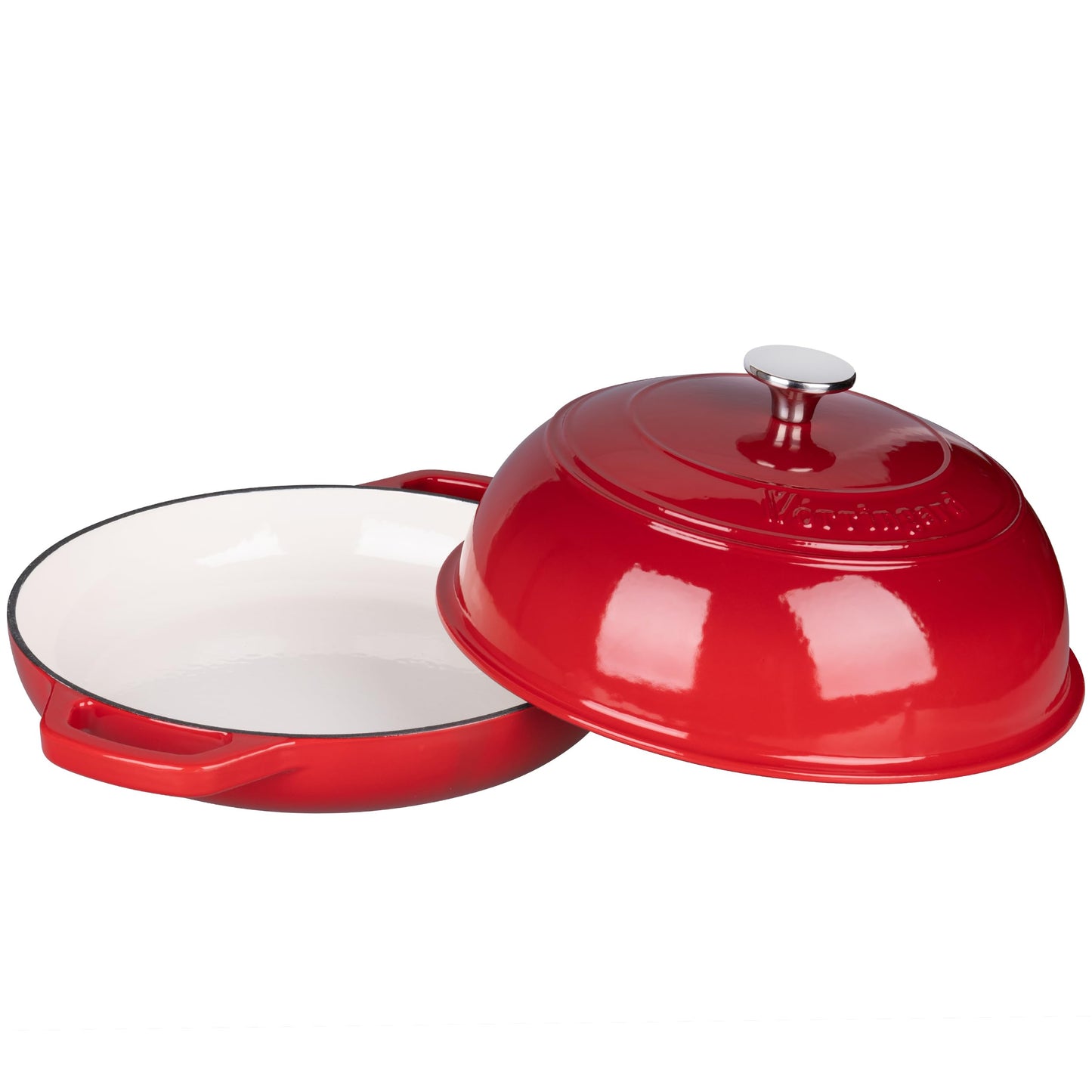 Enameled Cast Iron Dutch Oven Pot with Lid, Bread Oven for Sourdough Bread Baking, Dutch Ovens with Bread Proofing Basket& Baking Supplies Set, 6 Quart, Pink