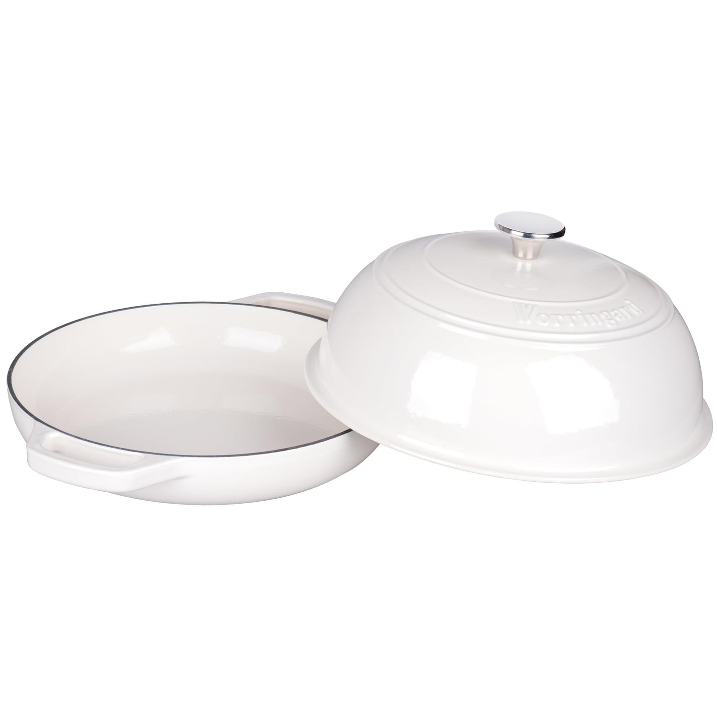 Enameled Cast Iron Dutch Oven Pot with Lid, Bread Oven for Sourdough Bread Baking, Dutch Ovens with Bread Proofing Basket& Baking Supplies Set, 6 Quart, Pink