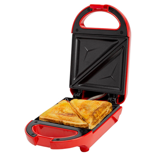 Mini Sandwich Maker, Makes Sandwiches, Paninis, Grilled Cheese, Desserts, Quick Results, Easy Cleanup, 600W, Aqua