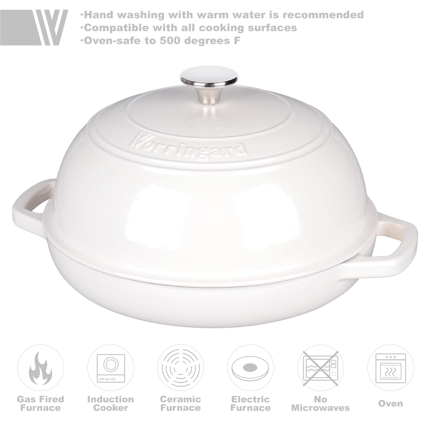 Enameled Cast Iron Dutch Oven Pot with Lid, Bread Oven for Sourdough Bread Baking, Dutch Ovens with Bread Proofing Basket& Baking Supplies Set, 6 Quart, Pink