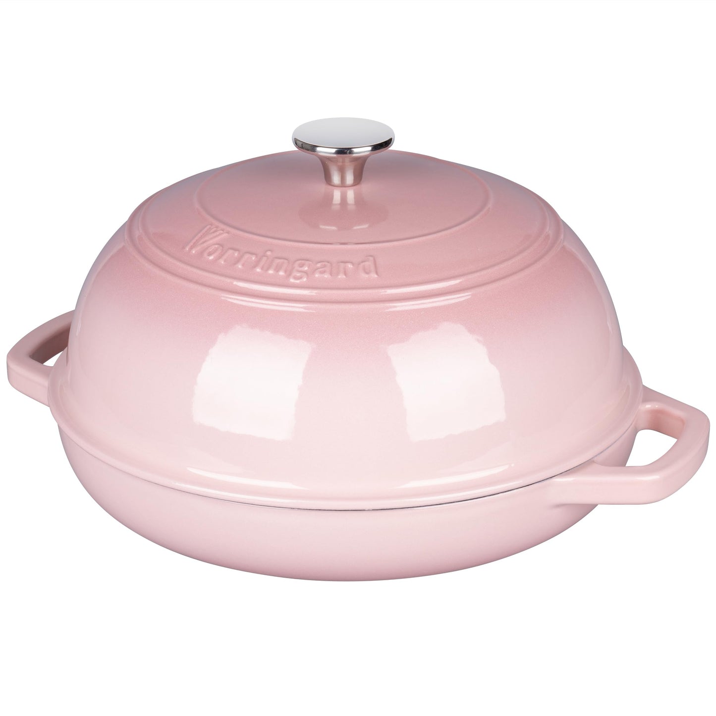 Enameled Cast Iron Dutch Oven Pot with Lid, Bread Oven for Sourdough Bread Baking, Dutch Ovens with Bread Proofing Basket& Baking Supplies Set, 6 Quart, Pink